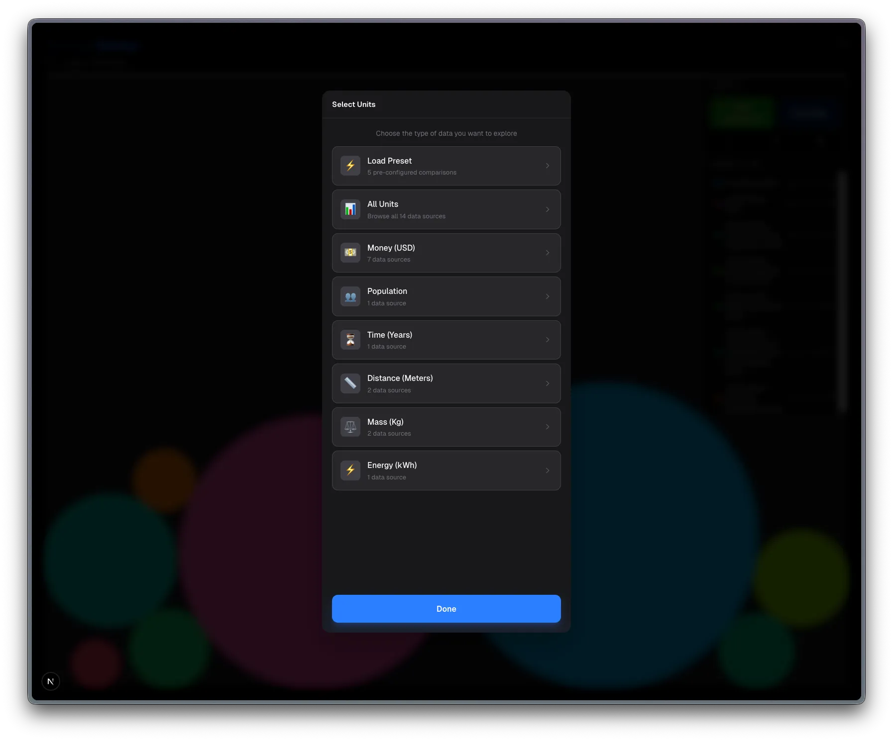 Number Sense - Units Selection